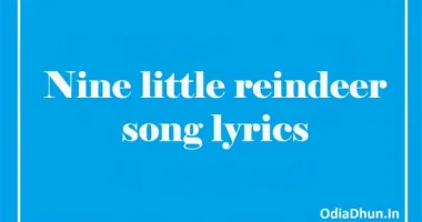 Nine little reindeer song lyrics